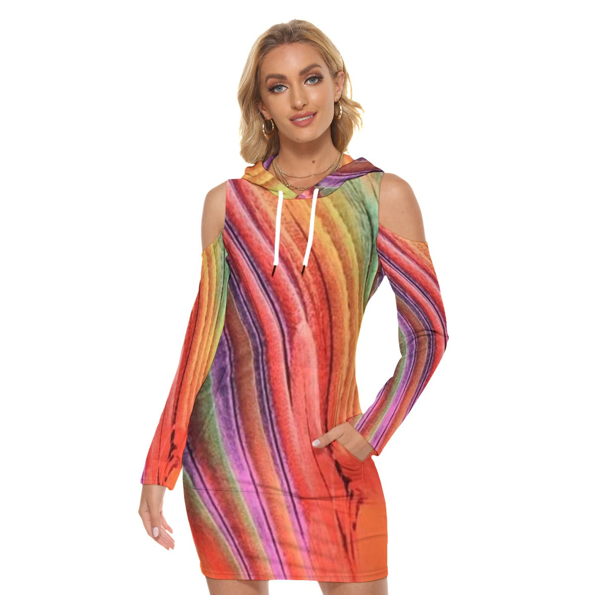 all-over print women's tight dress