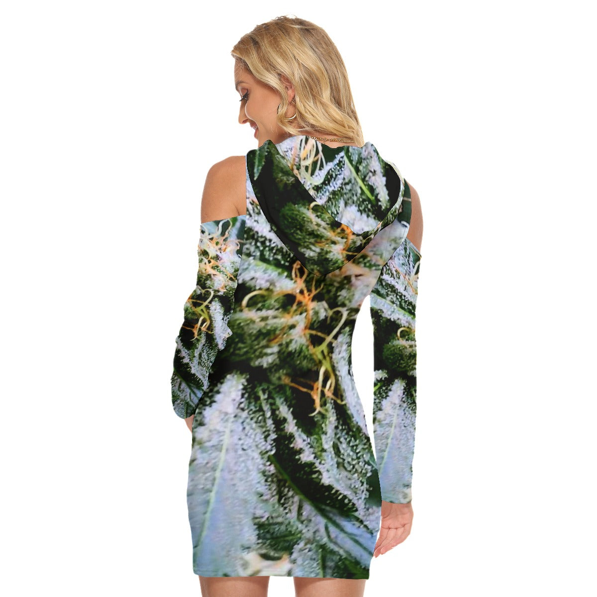 all-over print women's tight dress