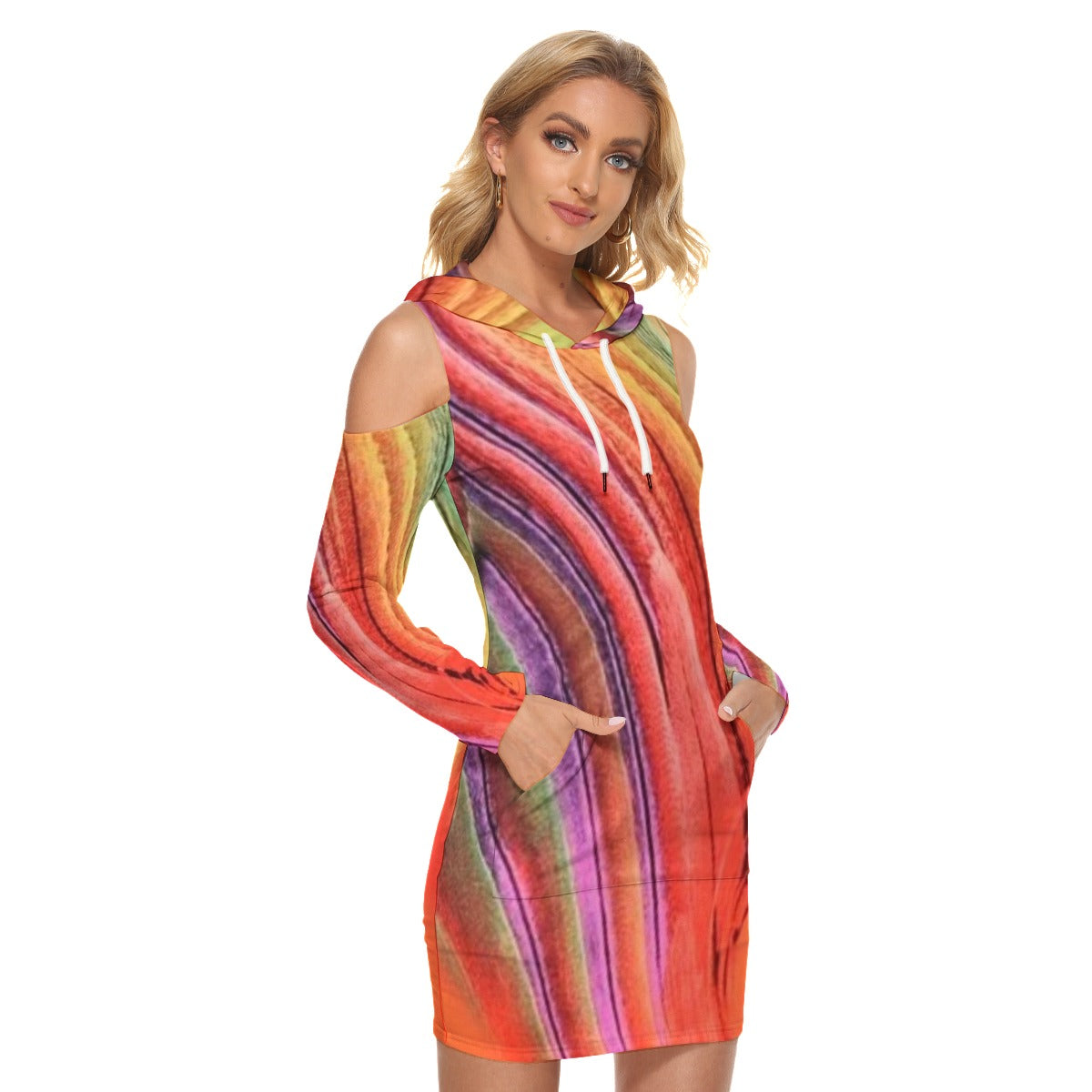 all-over print women's tight dress