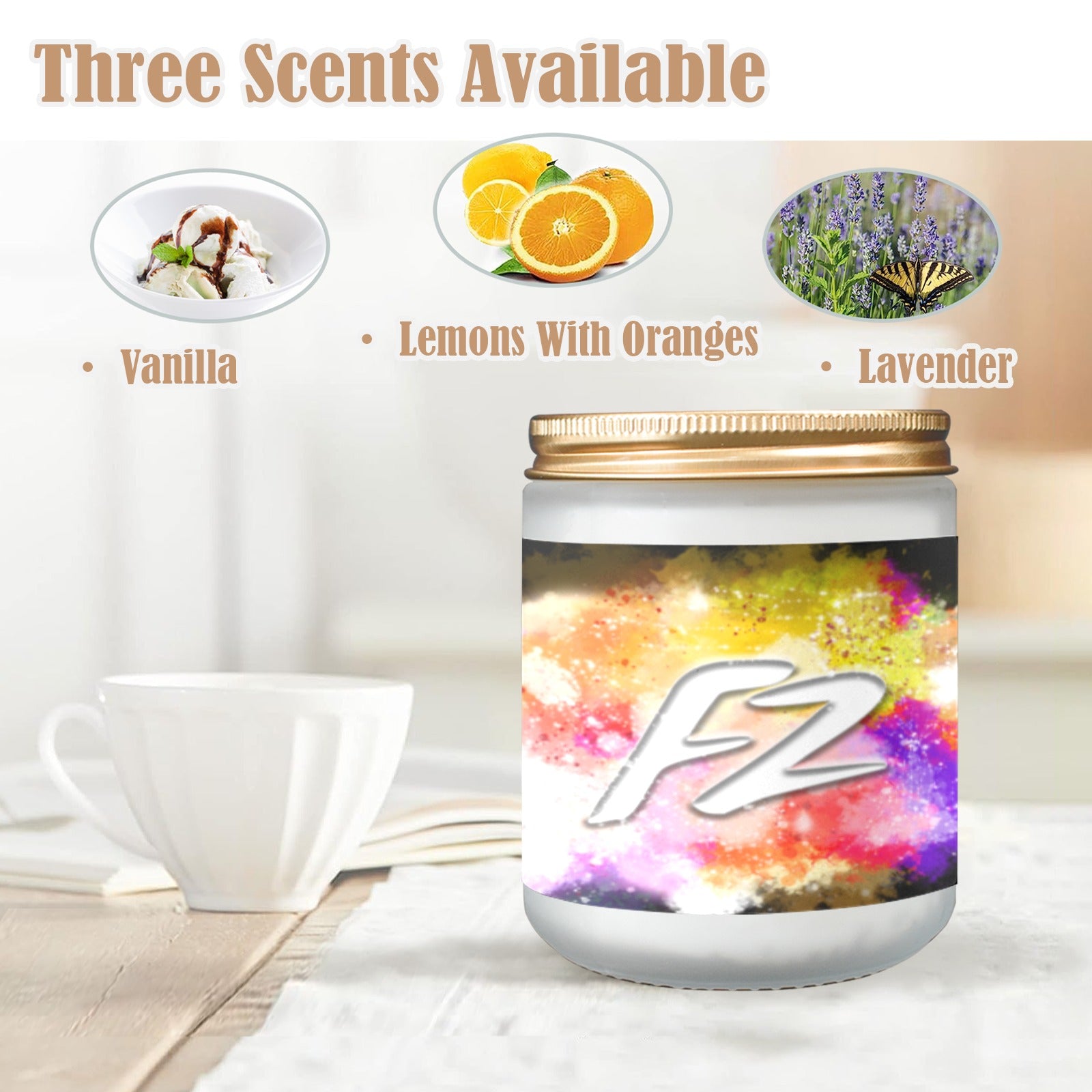 fz cented candles custom scented candle (made in queen)