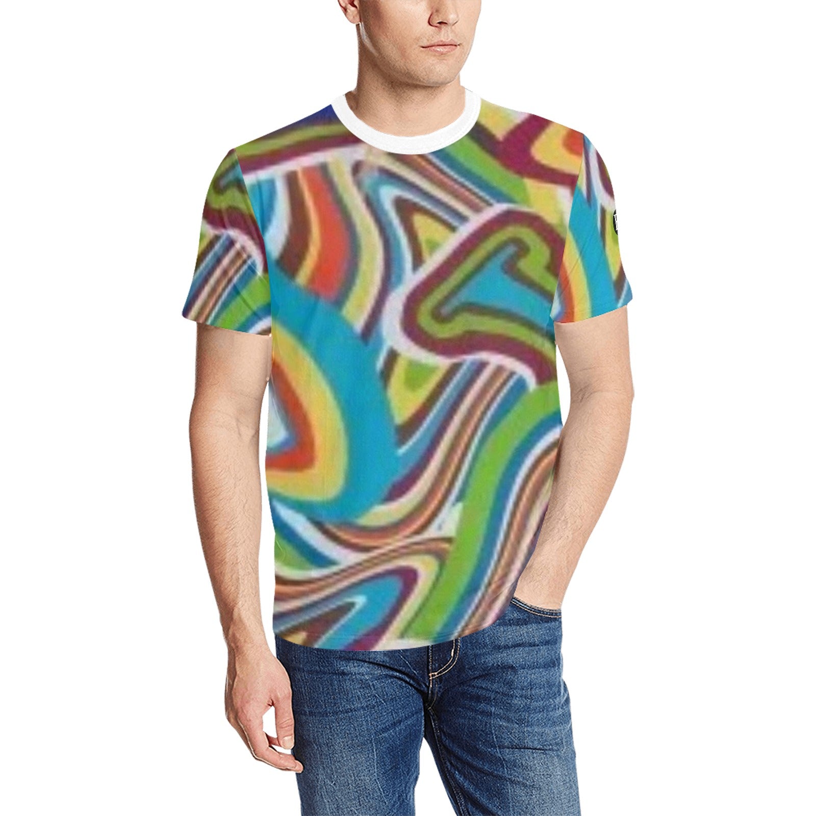 fz men's tee men's all over print t-shirt (modelt63)(made in queen)