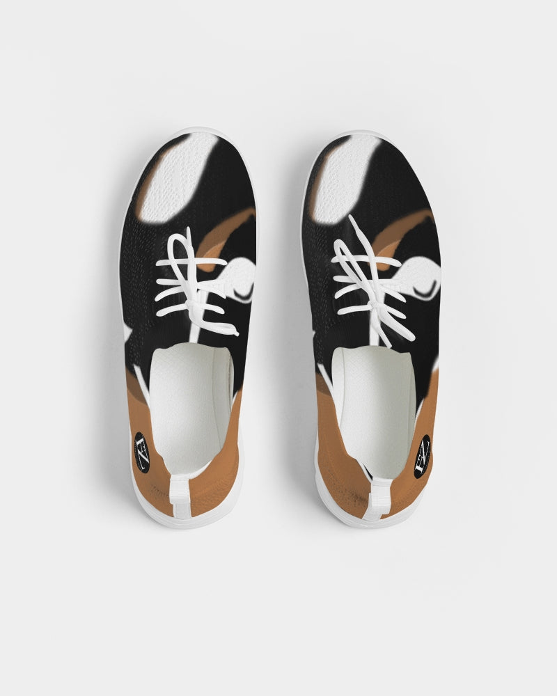 tan flite women's lace up flyknit shoe