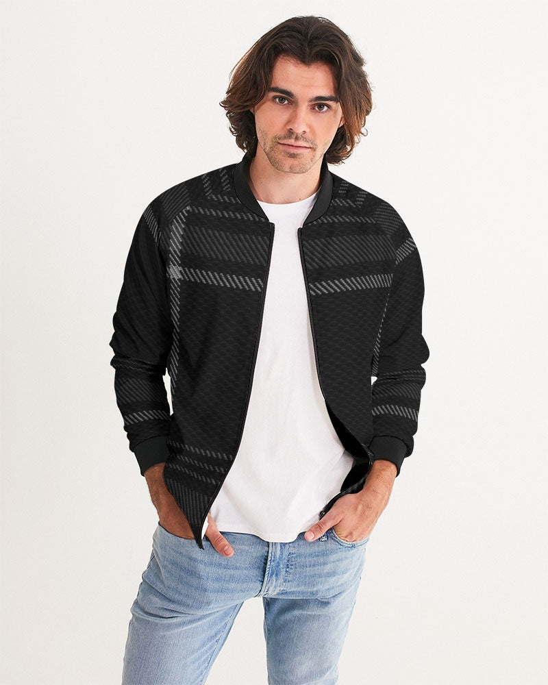 plaid flite too men's bomber jacket