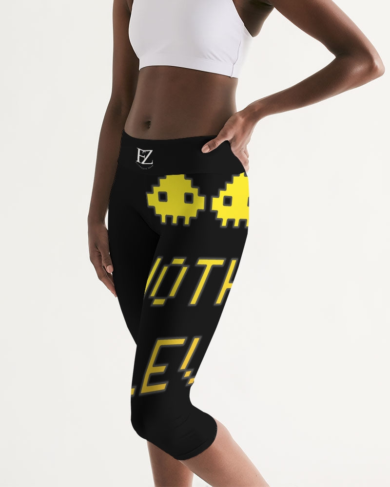 smokin black women's mid-rise capri