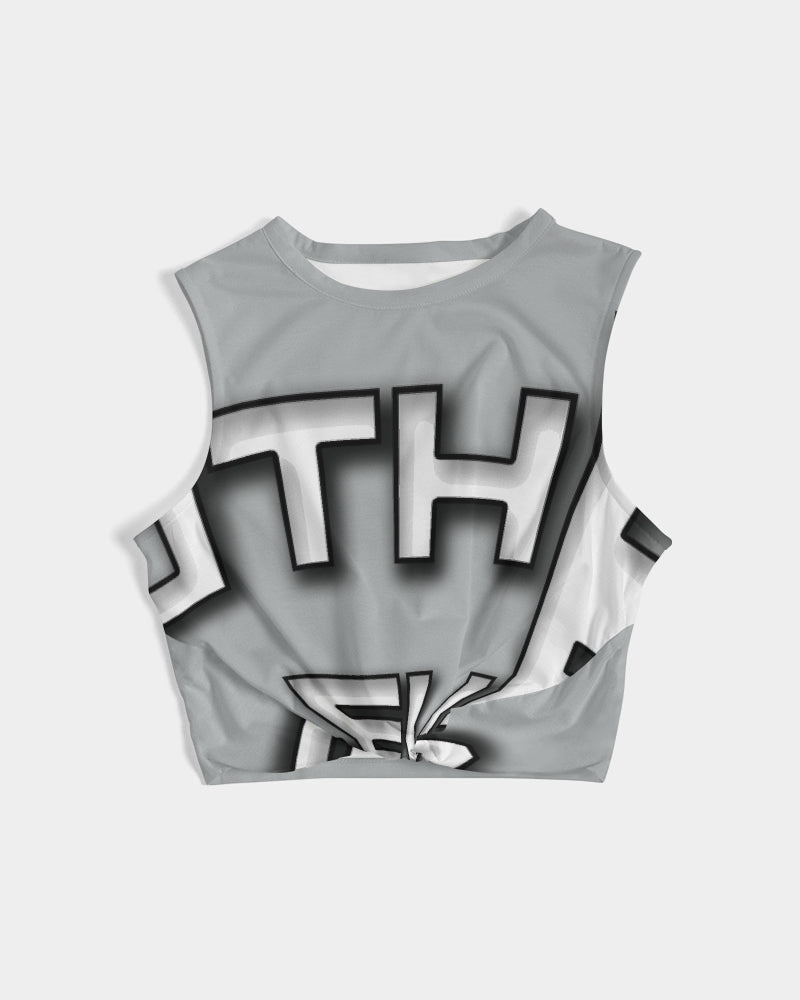 grey zone women's twist-front tank