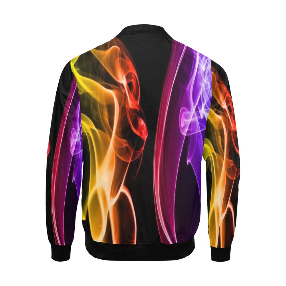 fz men's designer jacket men's all over print casual jacket (model h19)