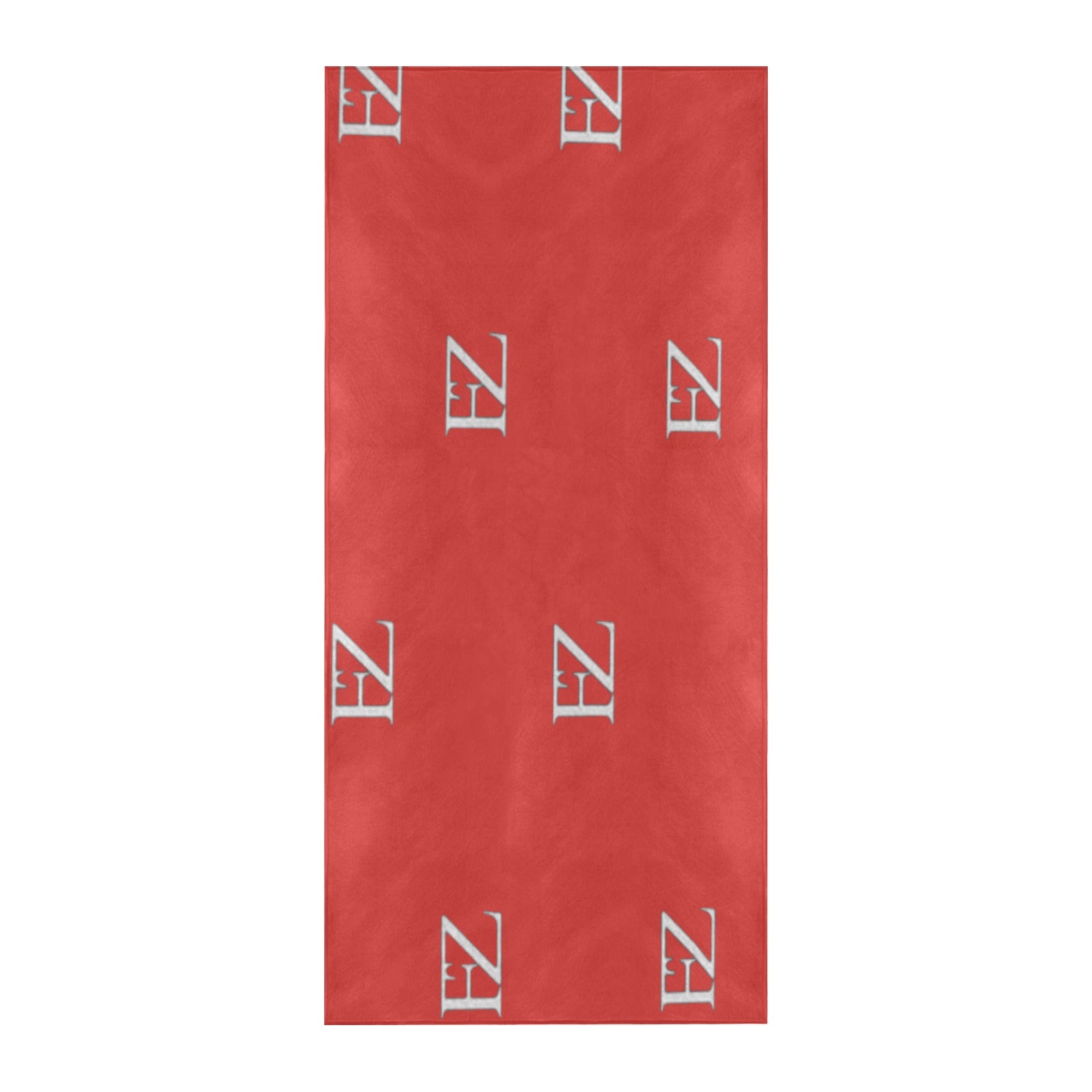 fz beach towel - red beach towel 32"x 71"(made in queen)