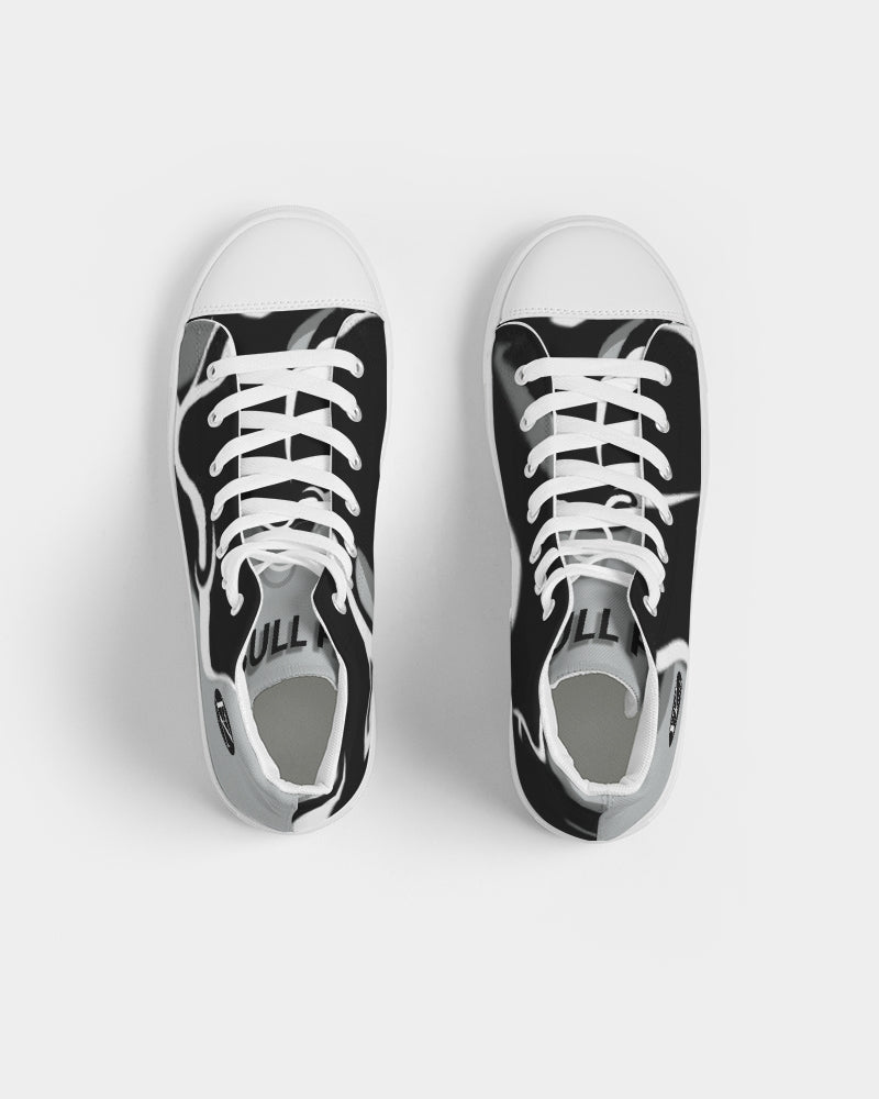 grey zone women's hightop canvas shoe