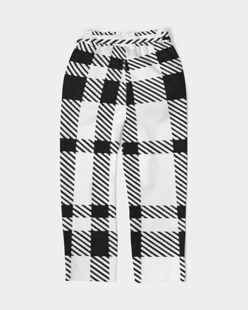 plaid flite women's belted tapered pants