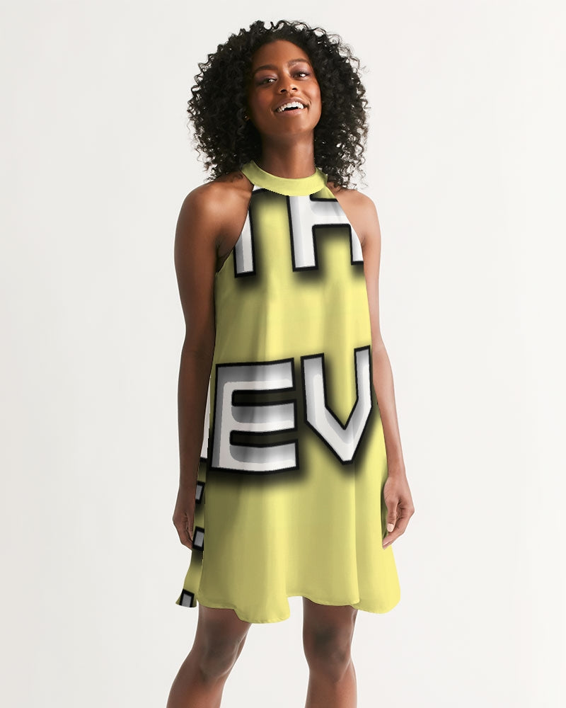 fz mango women's halter dress