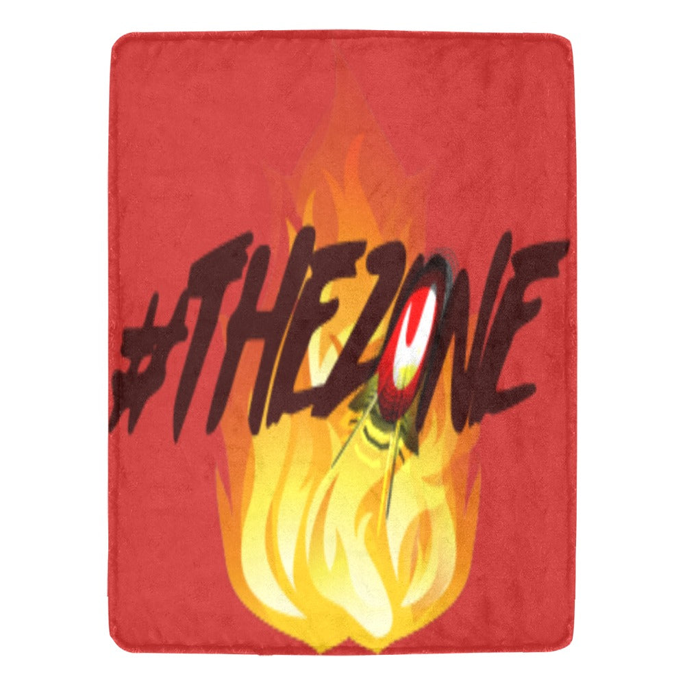 fz blanket zone (l) one size / fz blanket - zone red ultra-soft micro fleece blanket 60" x 80"(made in usa)