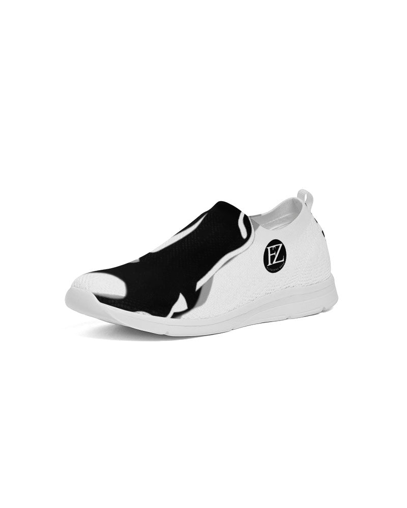 the white bull men's slip-on flyknit shoe