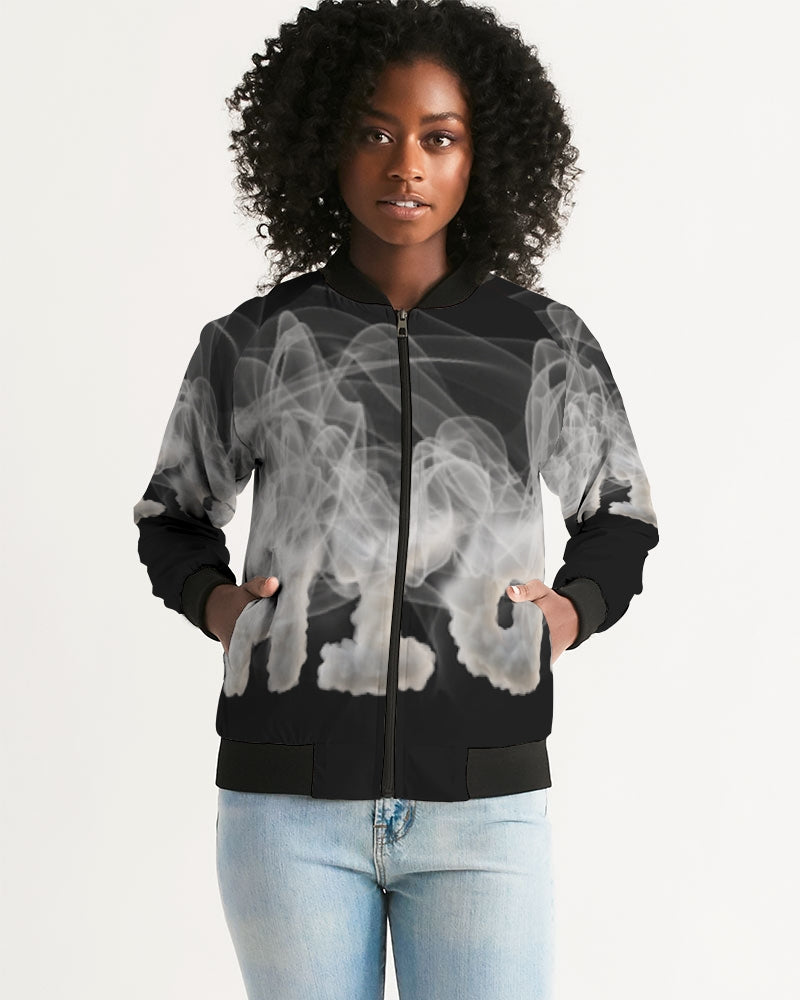 smoking the highest women's bomber jacket