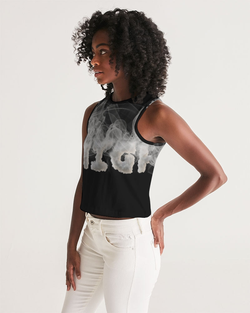 smoking the highest women's cropped tank