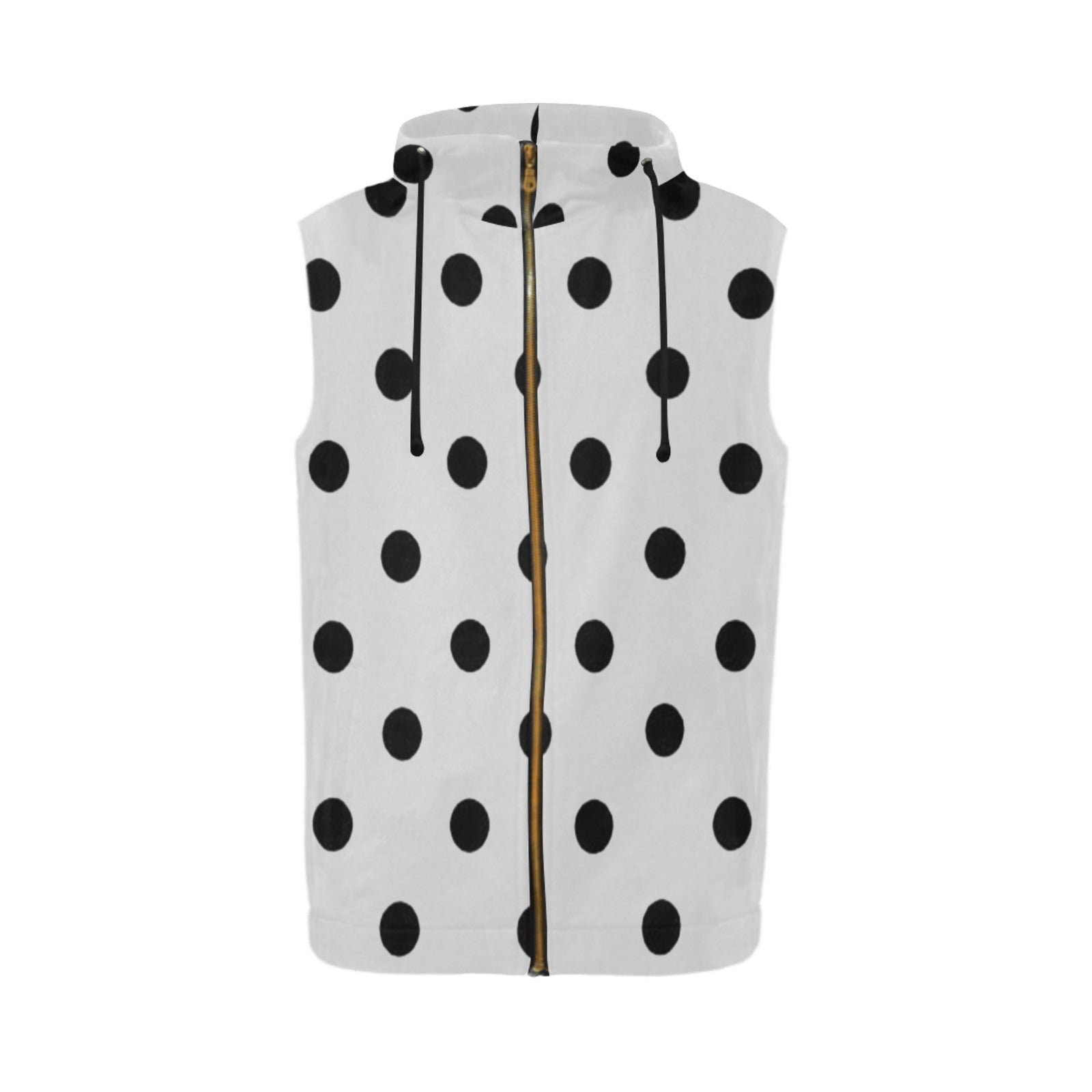 fz men's dot sleeveless hoodie