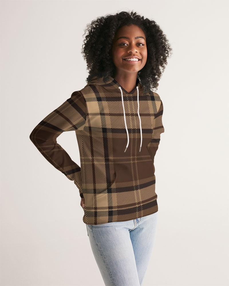 fz plaid women's hoodie