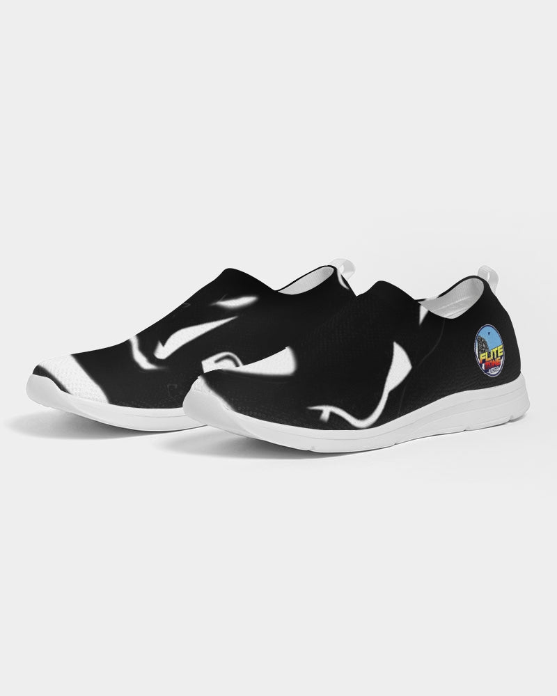 black zone women's slip-on flyknit shoe