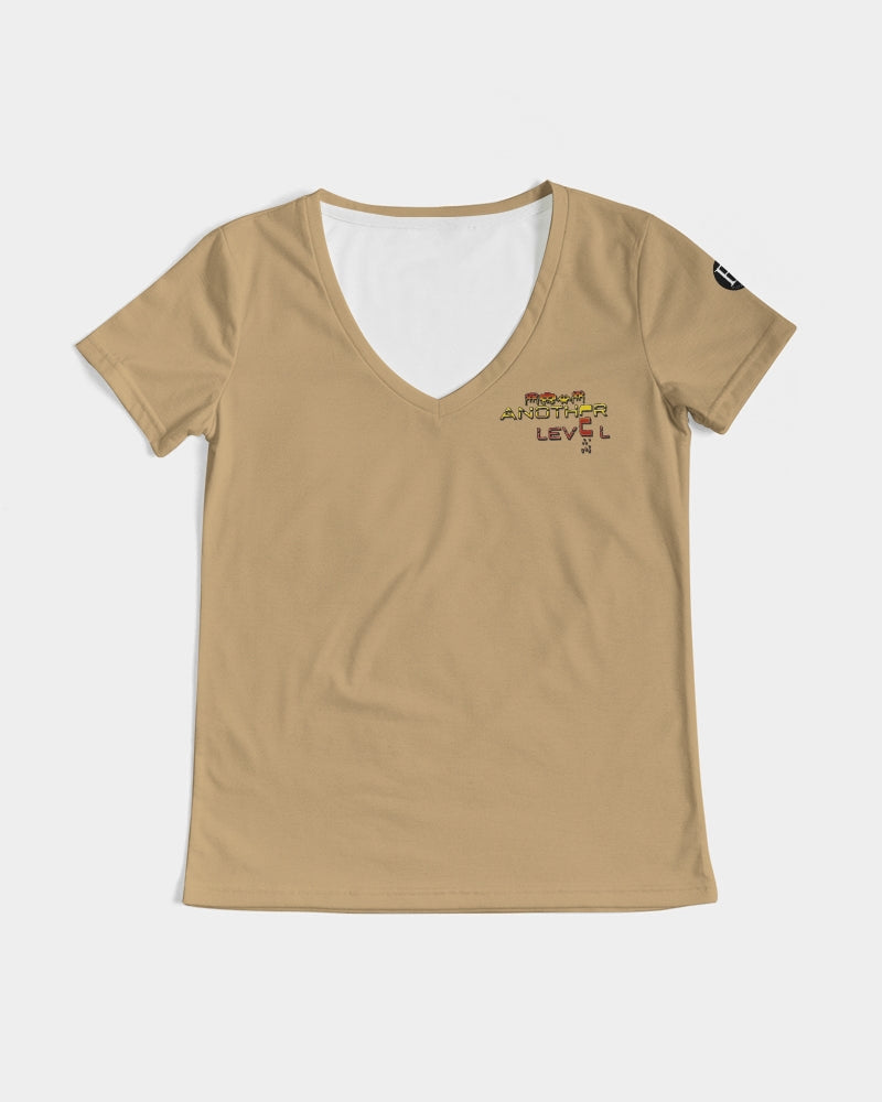 grounded flite women's v-neck tee