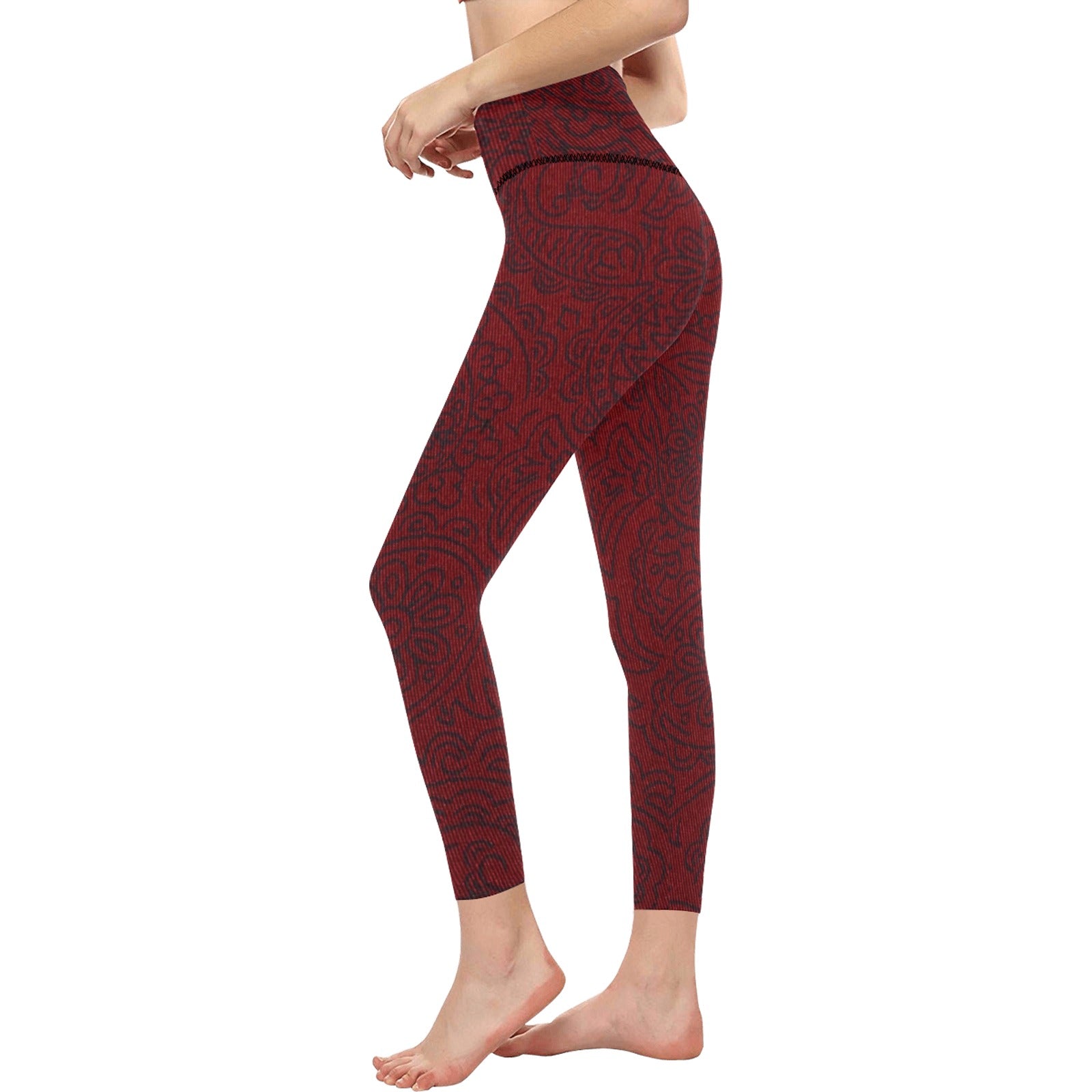 fz women's designer abstract leggings suit