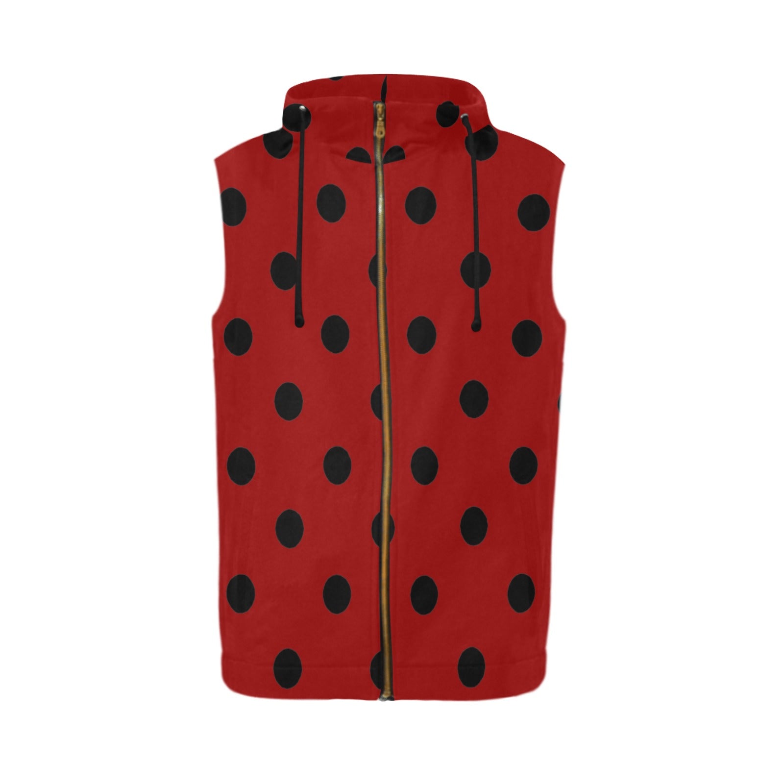 fz men's dot sleeveless hoodie
