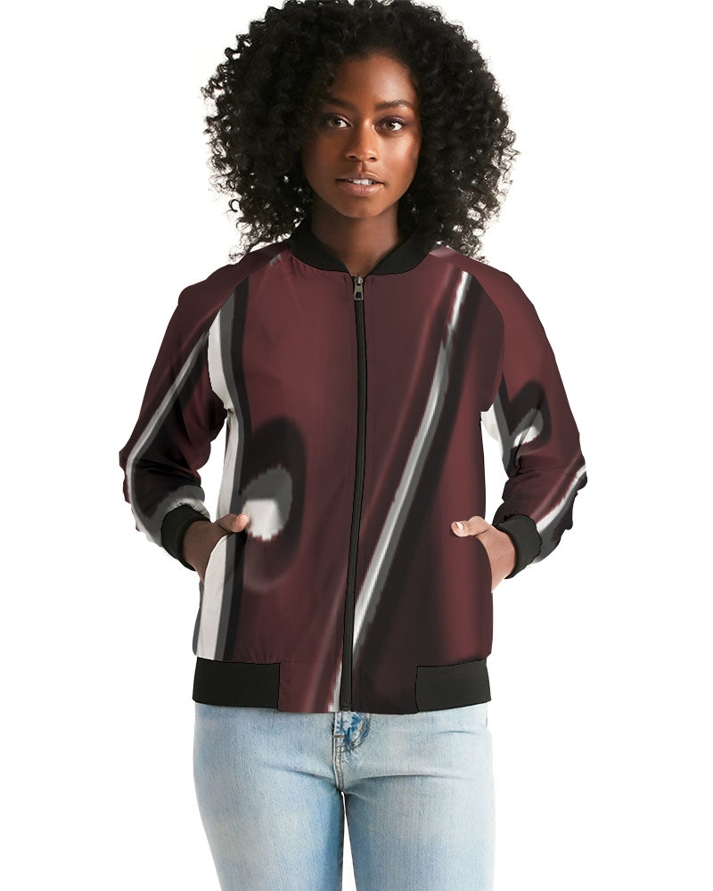 the zone circle women's bomber jacket