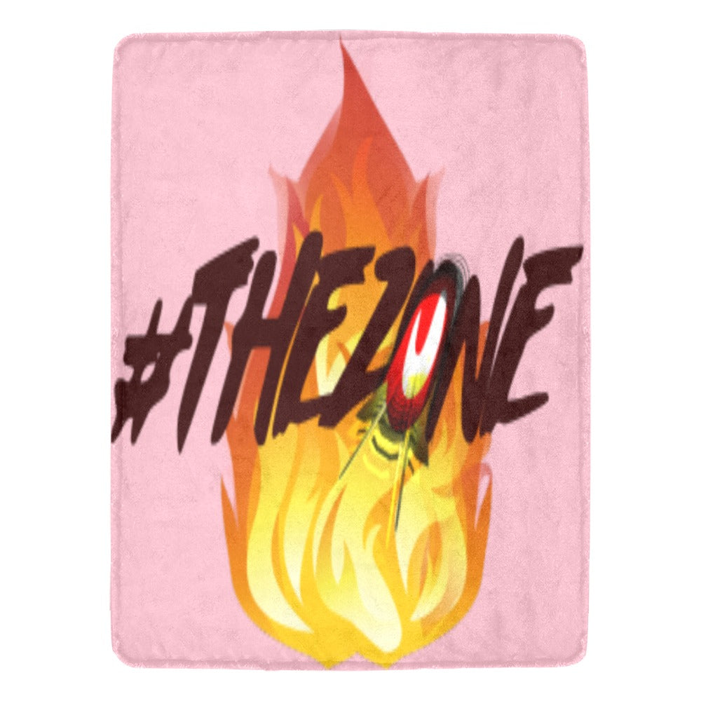 fz blanket zone (l) one size / fz blanket - zone pink ultra-soft micro fleece blanket 60" x 80"(made in usa)