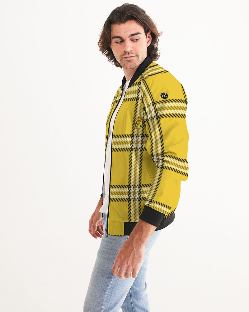 fzwear plaid men's bomber jacket