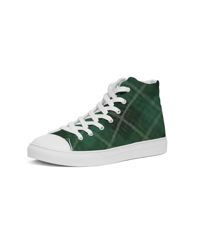 fzwear plaid men's hightop canvas shoe