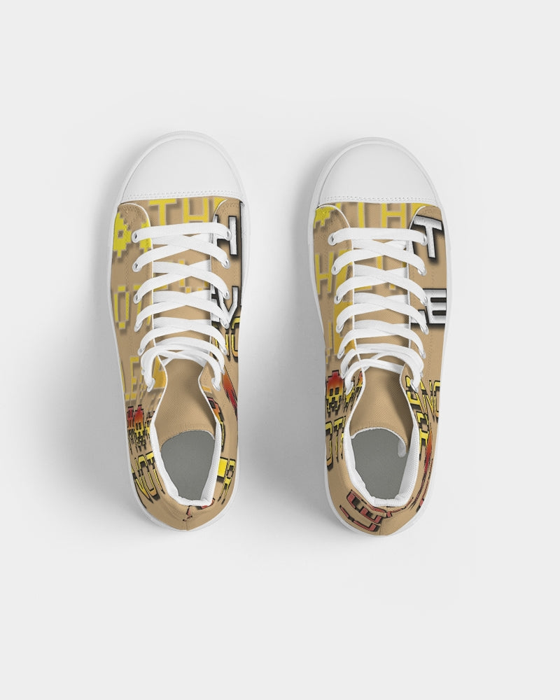 grounded flite women's hightop canvas shoe