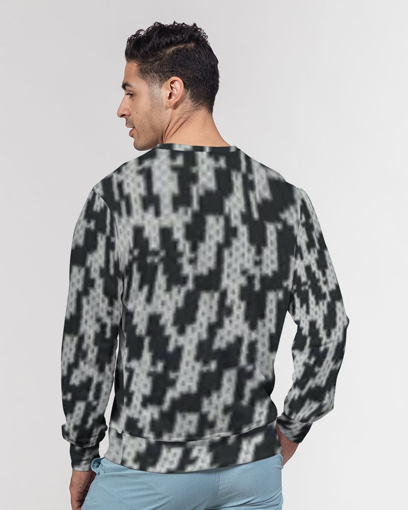 fzwear abstract men's classic french terry crewneck pullover