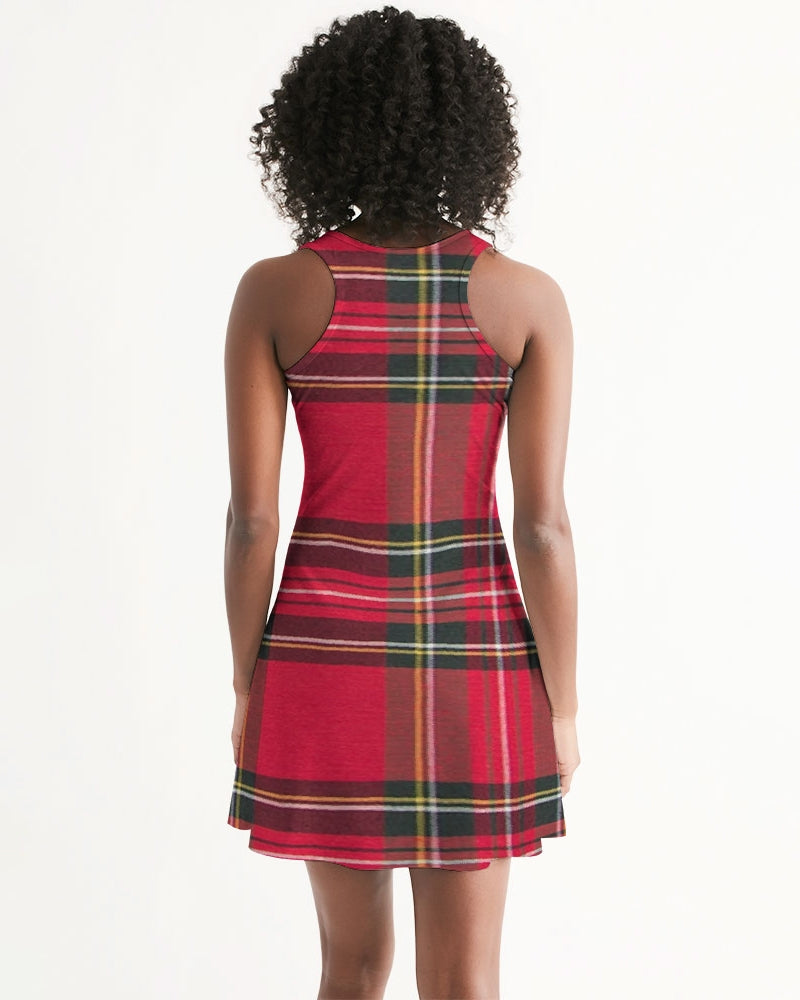 fz plaid too women's racerback dress