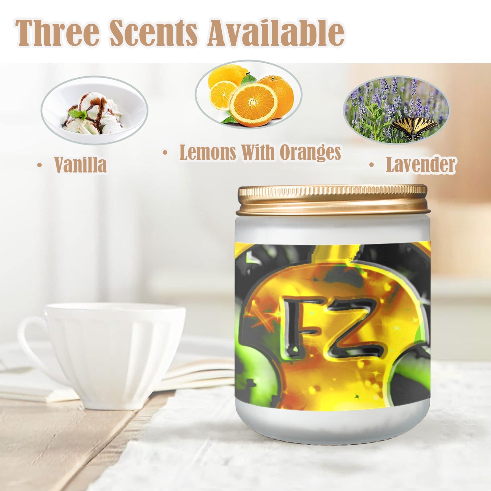 fz cented candles custom scented candle (made in queen)