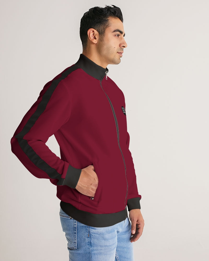 fz zone men's stripe-sleeve track jacket