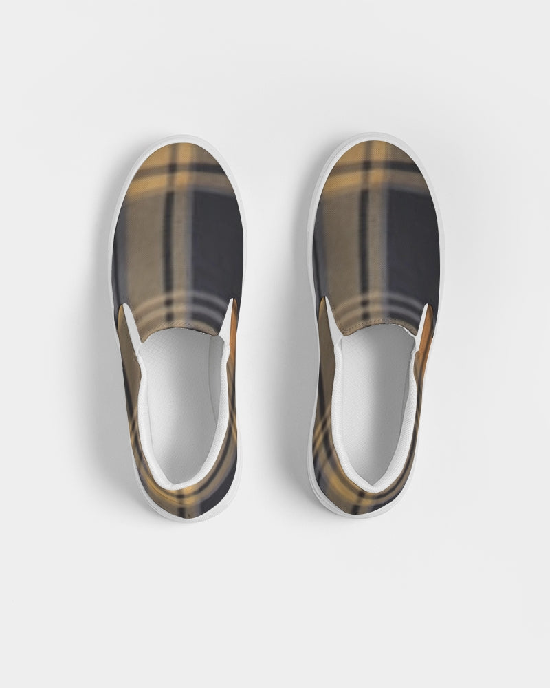 fz plaid women's slip-on canvas shoe