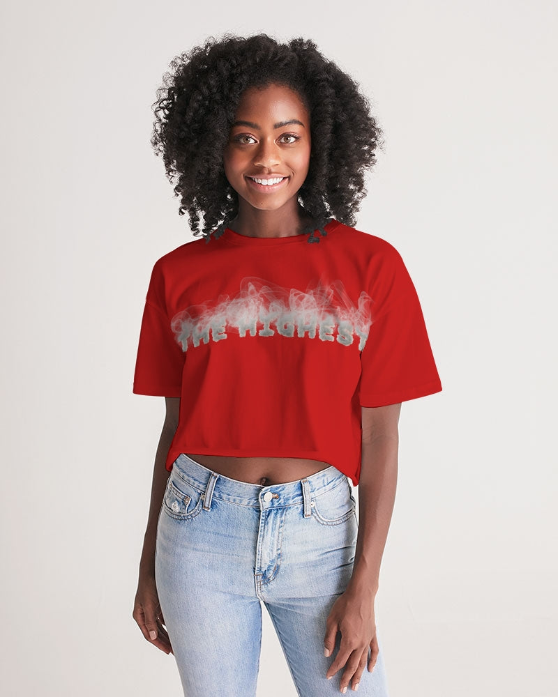 fire flite women's lounge cropped tee