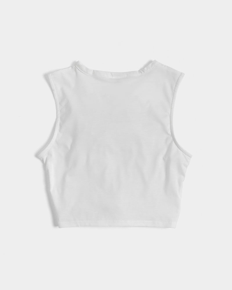 white flite women's twist-front tank