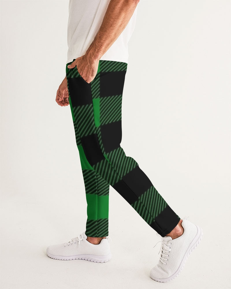 fz plaid men's joggers