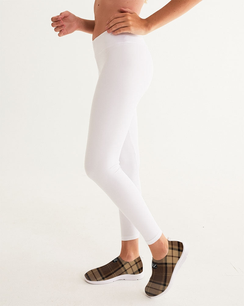 fz plaid women's slip-on flyknit shoe