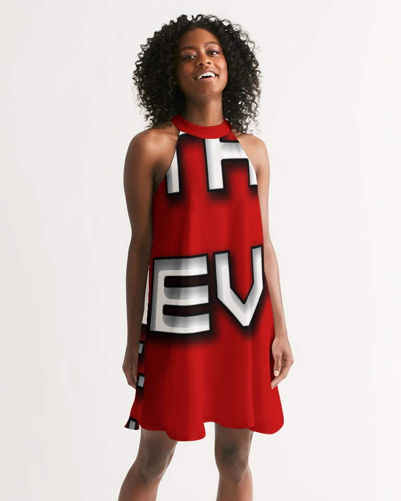 fire zone women's halter dress