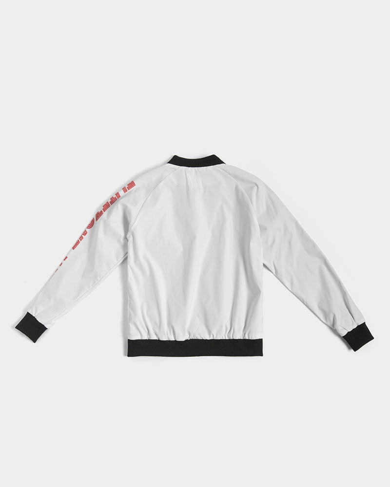 white zone women's bomber jacket