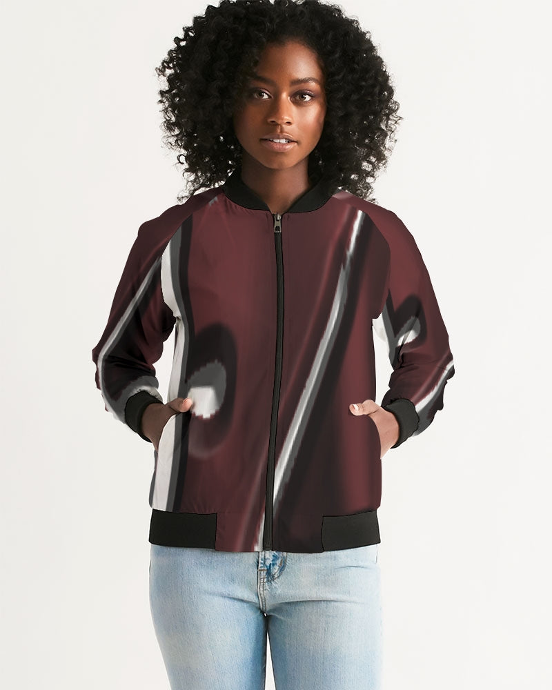the zone circle women's bomber jacket