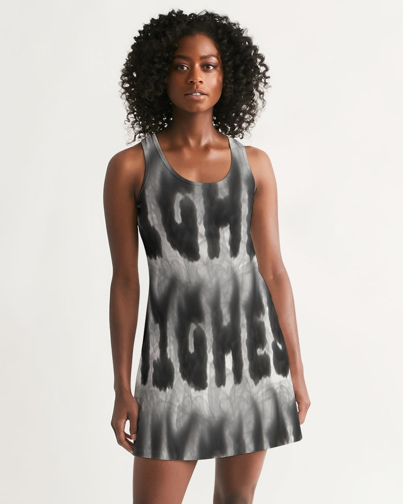 weed zone women's racerback dress