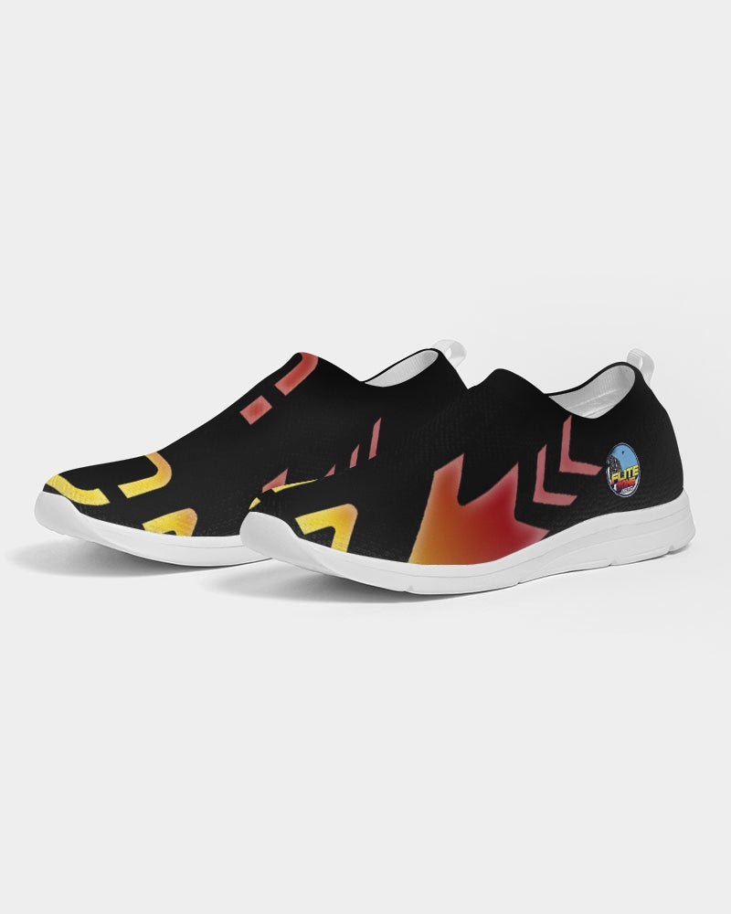 smokin black men's slip-on flyknit shoe