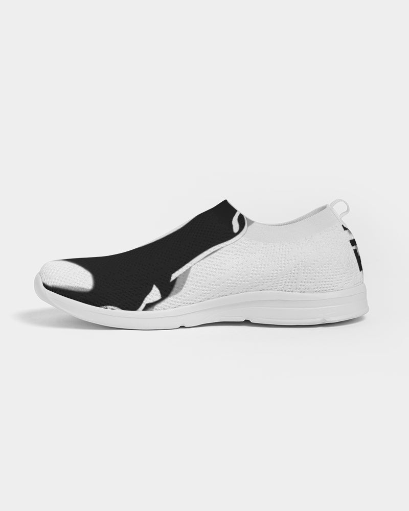 the white bull men's slip-on flyknit shoe
