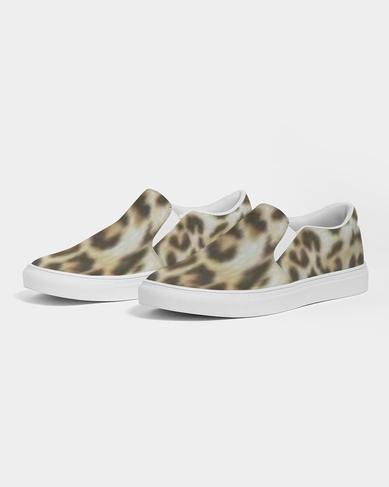 fz leopard zone women's slip-on canvas shoe