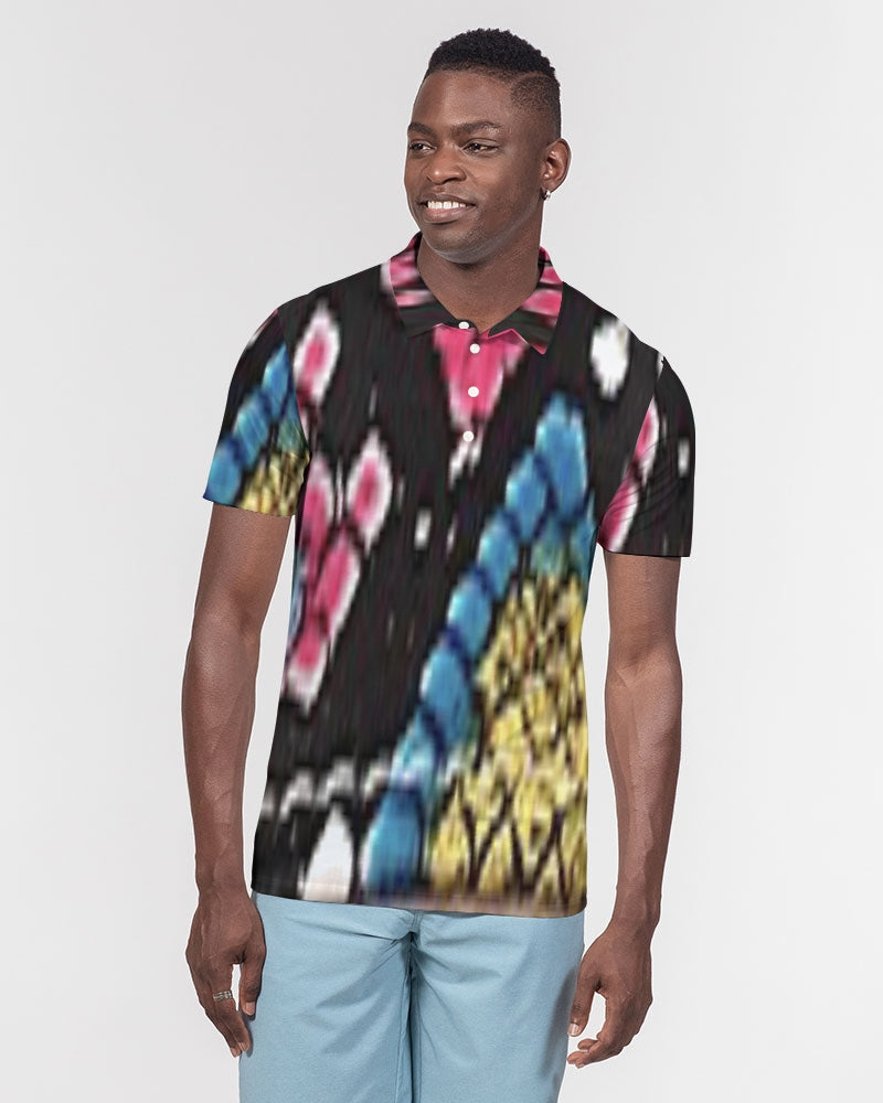 fzwear zone men's slim fit short sleeve polo