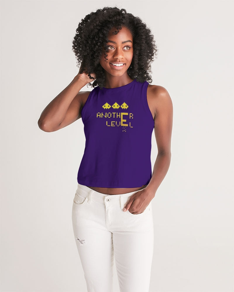 purple flite women's cropped tank