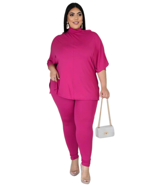 FZ Women's Plus Size Split Long-Sleeved Pants Suit - FZwear