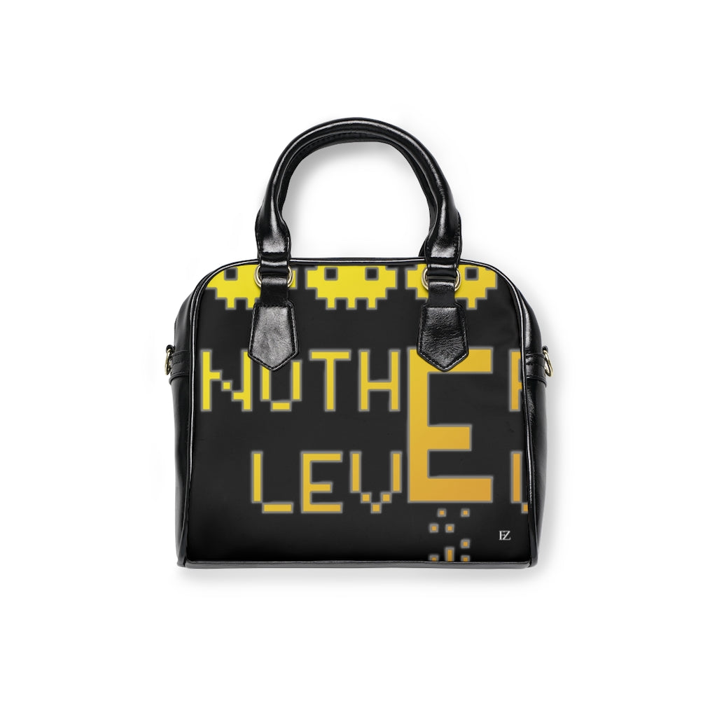 fz yellow levels shoulder handbag 9.45" x 8.27" / black & yellow