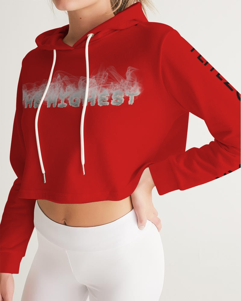 fire flite women's cropped hoodie